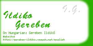 ildiko gereben business card